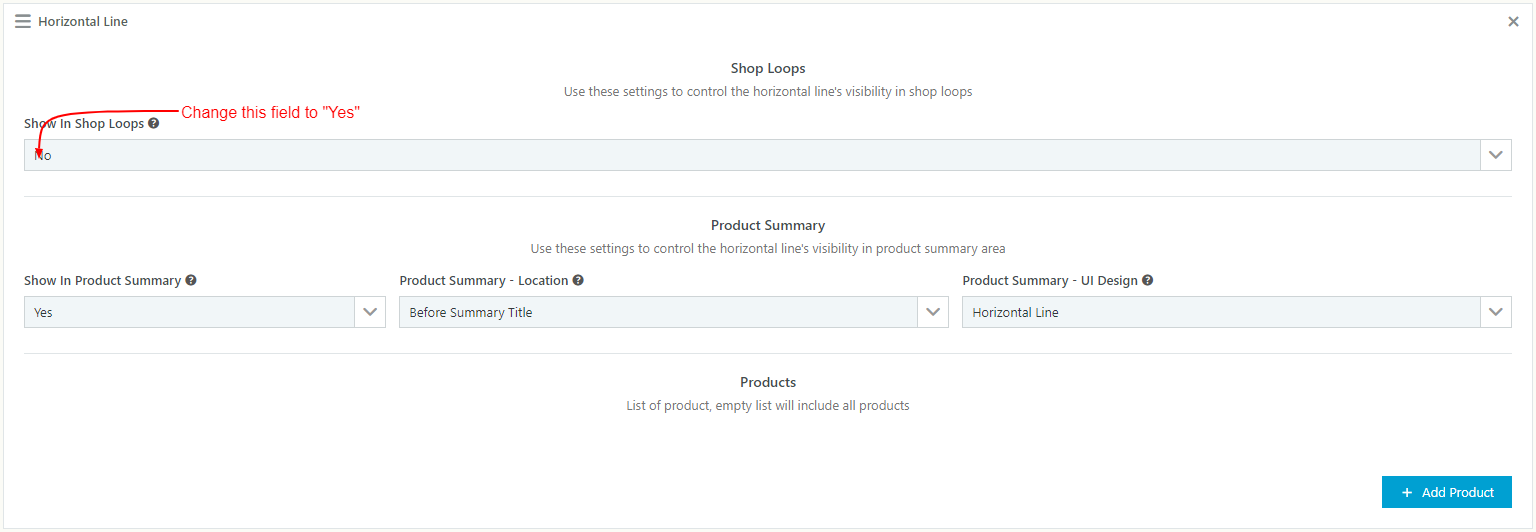 WooCommerce Catalog Mode - Pricing, Enquiry Forms & Promotions - Horizontal Line