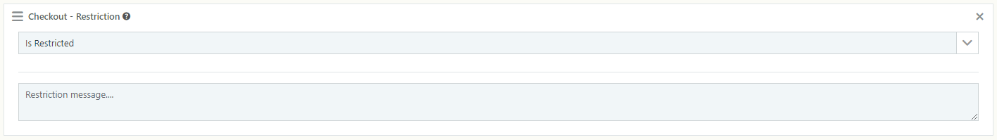 WooCommerce Partial COD - Payment Gateway Restrictions & Fees - Method Settings - Restriction