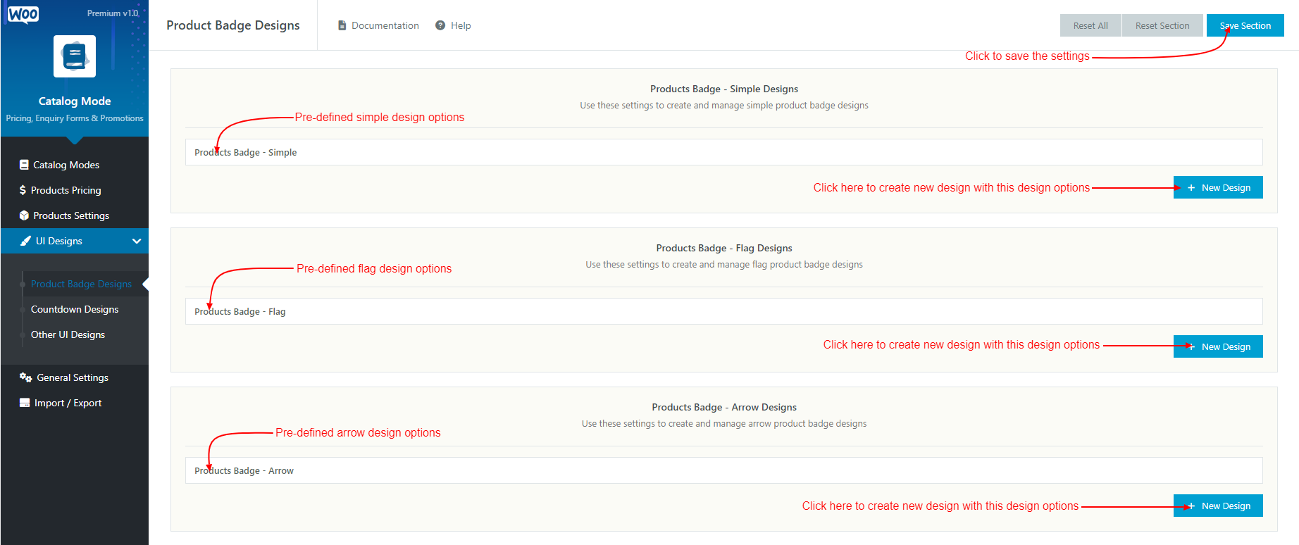 WooCommerce Catalog Mode - Pricing, Enquiry Forms & Promotions - Products Pricings WooCommerce Catalog Mode - Pricing, Enquiry Forms & Promotions - Product Badge Designs