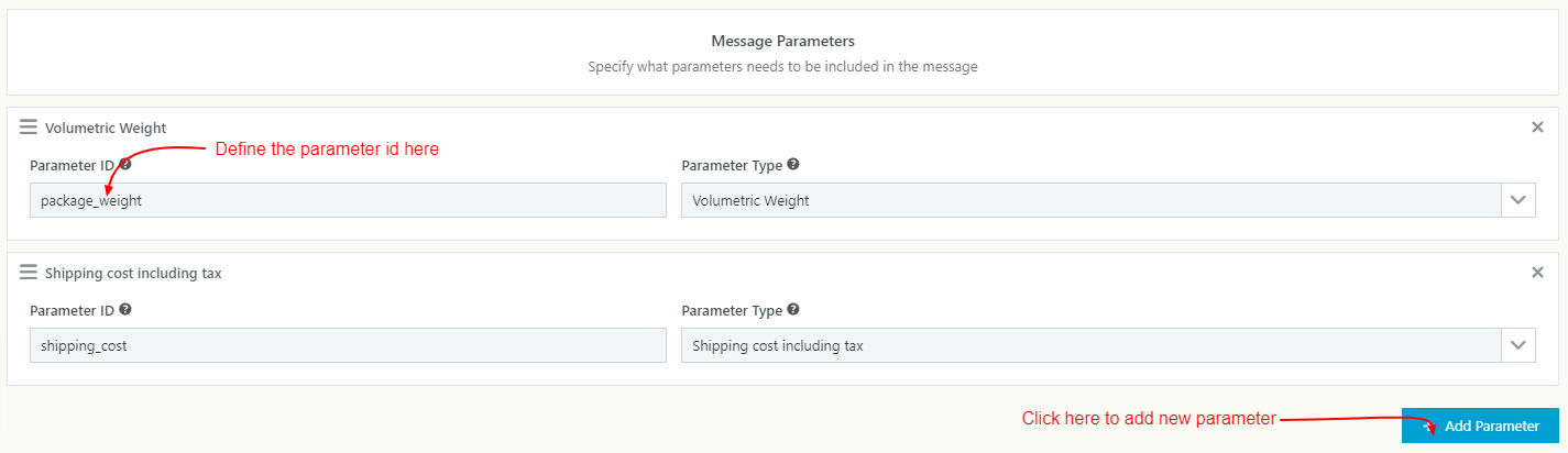 WooCommerce Table Rate Shipping - Cart Notification - Message Parameters