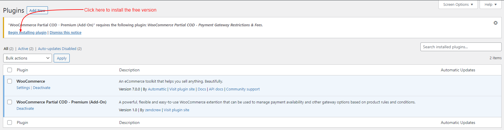 WooCommerce Partial COD - Payment Gateway Restrictions & Fees - Required Plugins