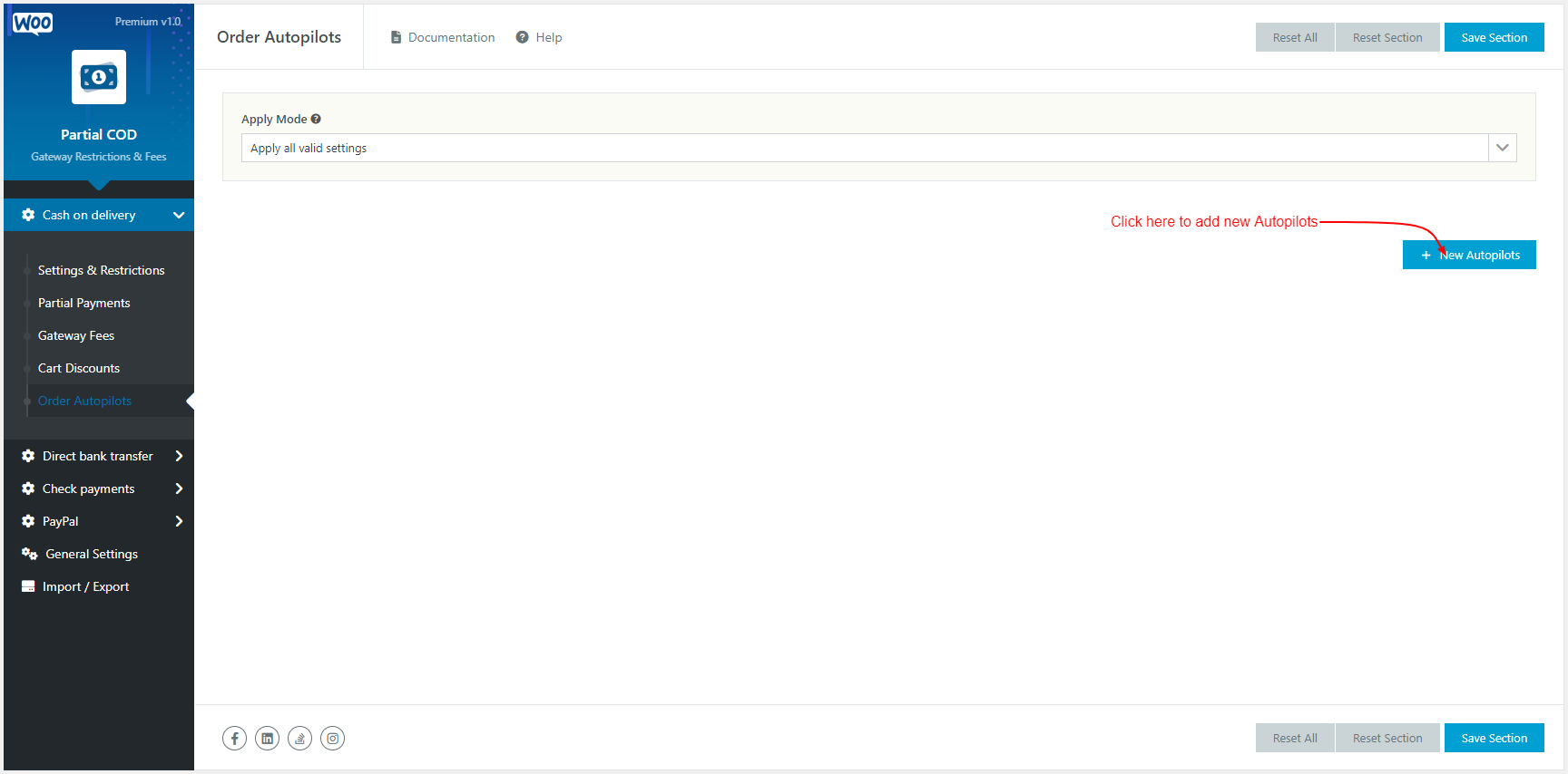 WooCommerce Partial COD - Payment Gateway Restrictions & Fees - Order Autopilots