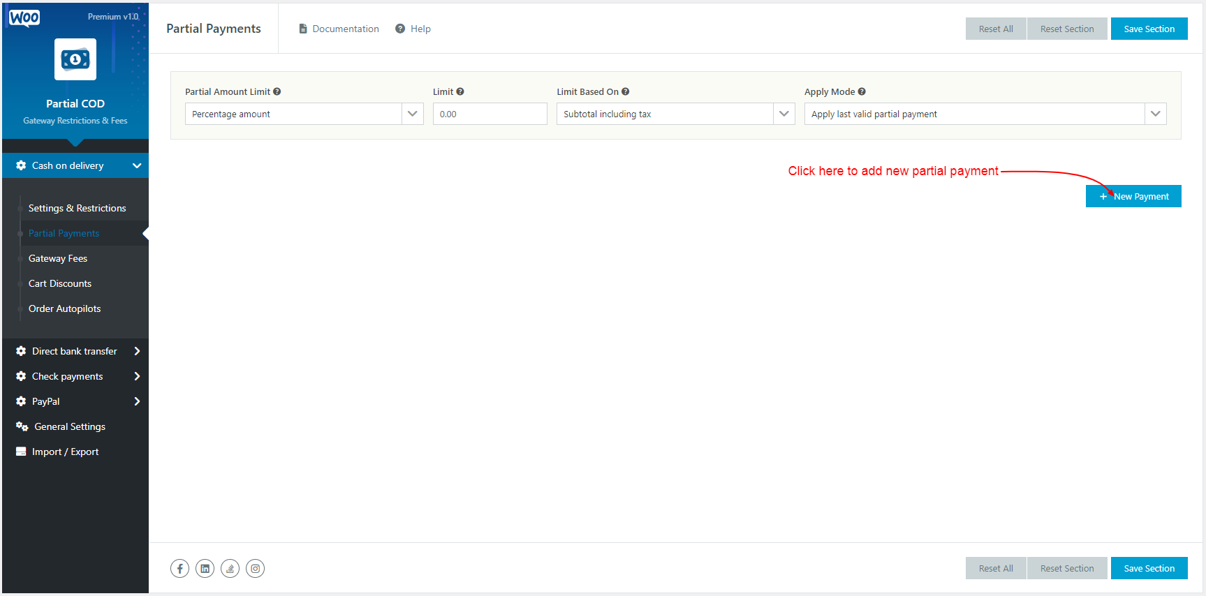 WooCommerce Partial COD - Payment Gateway Restrictions & Fees - Partial Payments